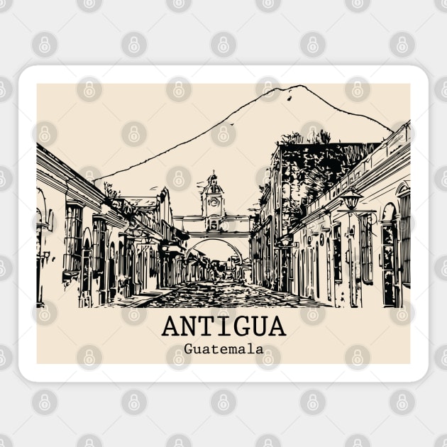 Antigua - Guatemala Magnet by Lakeric